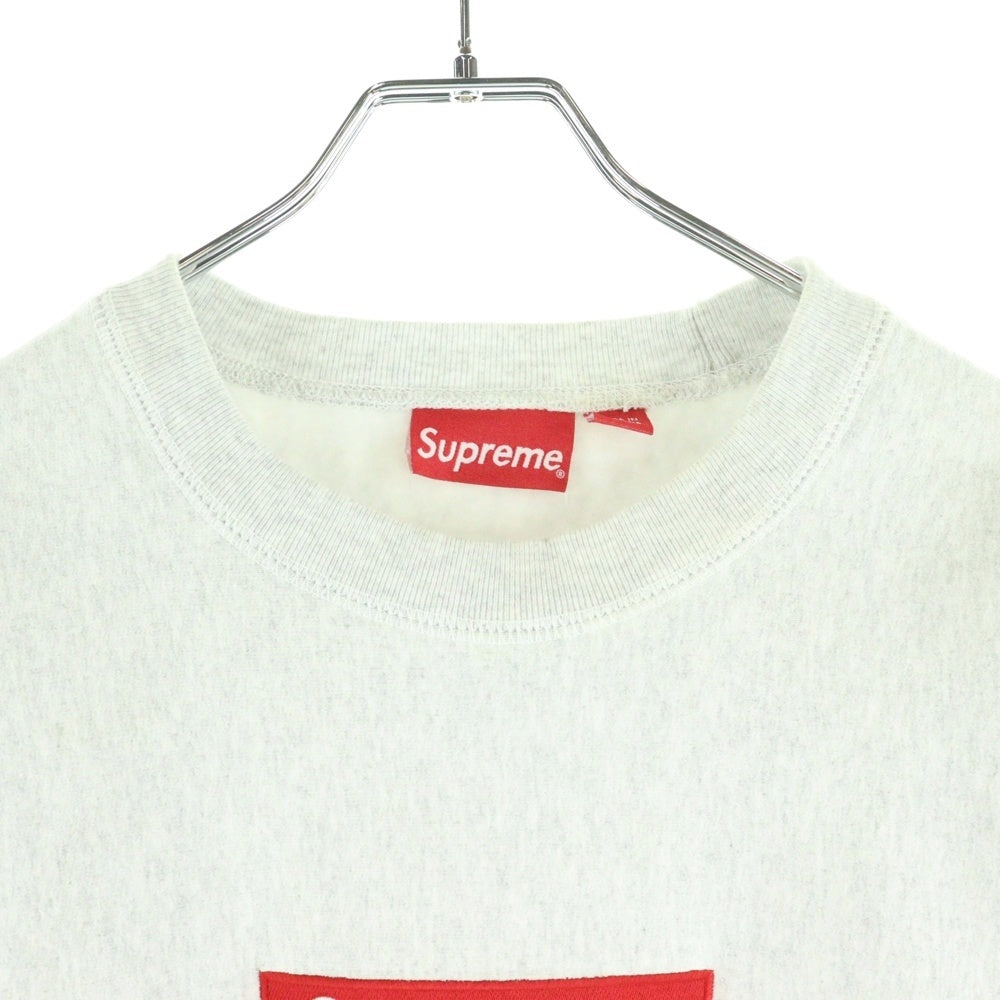 SUPREME(シュプリーム) 18AW Box Logo Crewneck ボックスロゴクルーネックスウェットトレーナー グレー
