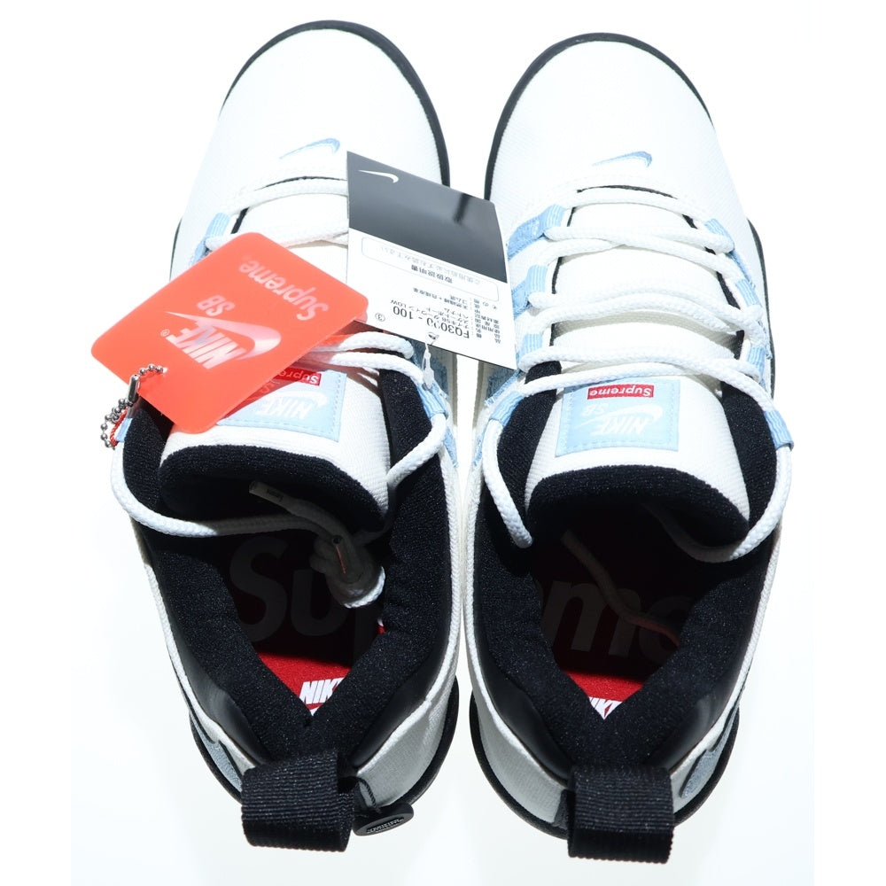 NIKE SB(ナイキエスビー) 24SS ×SUPREME DARWIN LOW WHITE シュプリーム ダーウィン ローカットスニーカー ホワイト US9/27cm FQ3000-100
