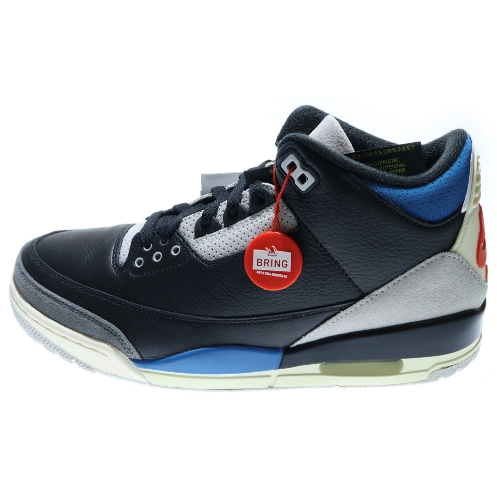 NIKE(ナイキ) AIR JORDAN 3 RETRO Rare Air エアジョーダン3 レアエア ハイカットスニーカー シューズ ブラック US9.5/27.5cm IB8967-004