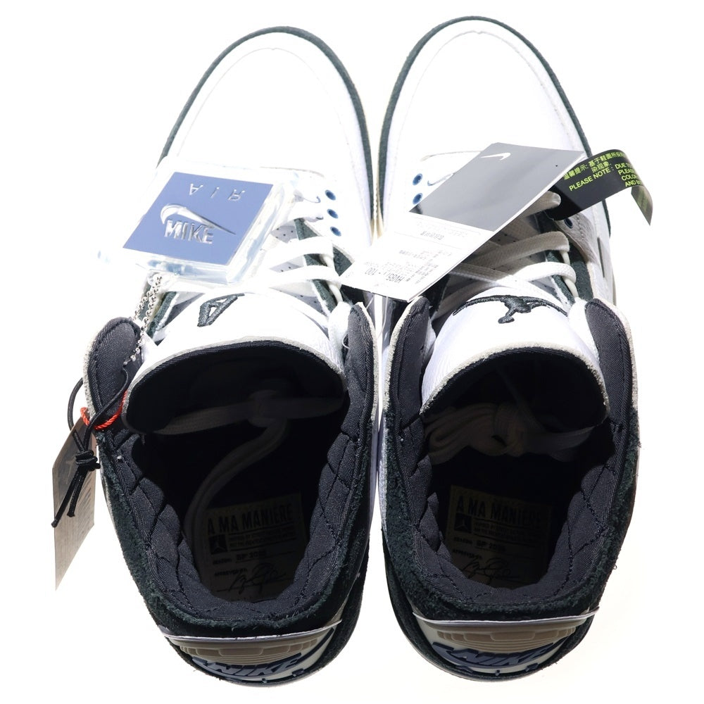 NIKE(ナイキ) ×A MA MANIERE AIR JORDAN 3 RETRO OG SP FOR THE LOVE アママニエール エアジョーダン3 レトロ フォー ザ ラブ ハイカットスニーカー HV8571-100