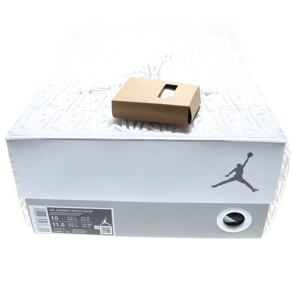 NIKE(ナイキ) ×A MA MANIERE AIR JORDAN 3 RETRO OG SP FOR THE LOVE アママニエール エアジョーダン3 レトロ フォー ザ ラブ ハイカットスニーカー HV8571-100