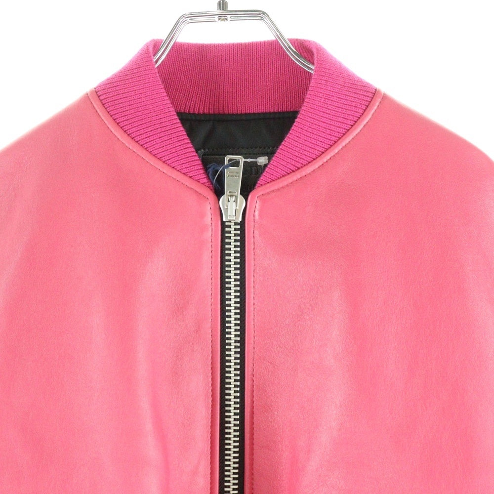 PRADA(プラダ) 21AW Oversized nappa leather bomber jacket オーバーサイズ ナッパ ボンバージャケット ピンク 58A079 1ZFE