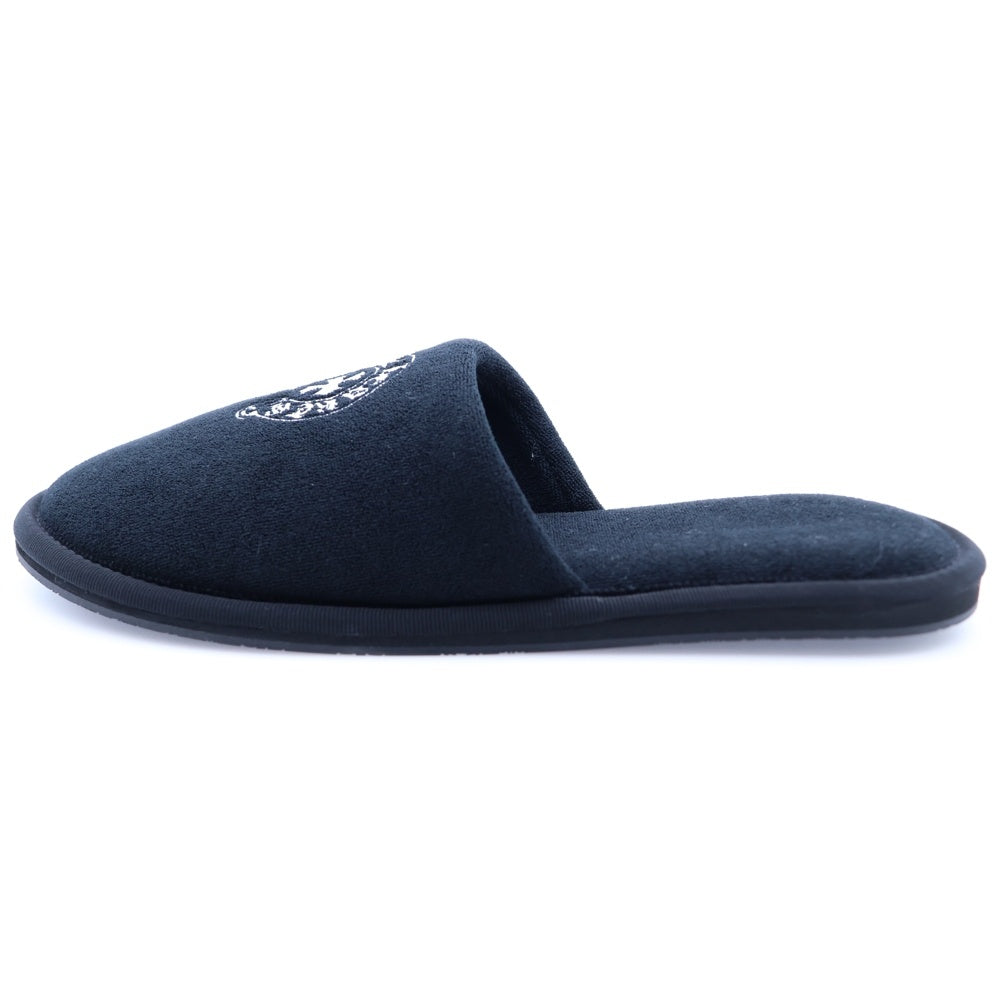 CHROME HEARTS(クロムハーツ) HOTEL SLIPPER ホースシューロゴ刺繍 スリッパ ブラック