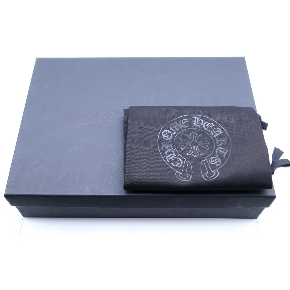 CHROME HEARTS(クロムハーツ) HOTEL SLIPPER ホースシューロゴ刺繍 スリッパ ブラック