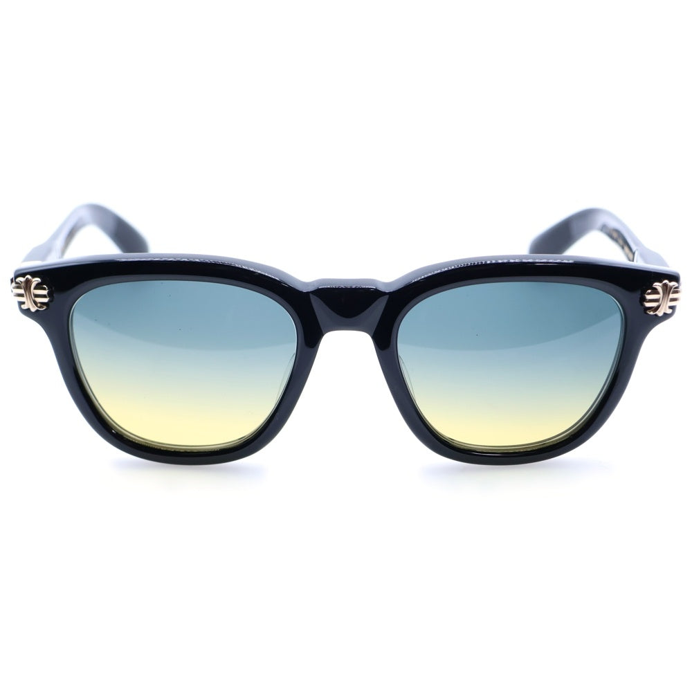 CHROME HEARTS(クロムハーツ) SMOKE SHOW-A スモークショー CHプラス テンプル ウェリントン スモークレンズ アイウェア サングラス メガネ 眼鏡 ブラック/ゴールド