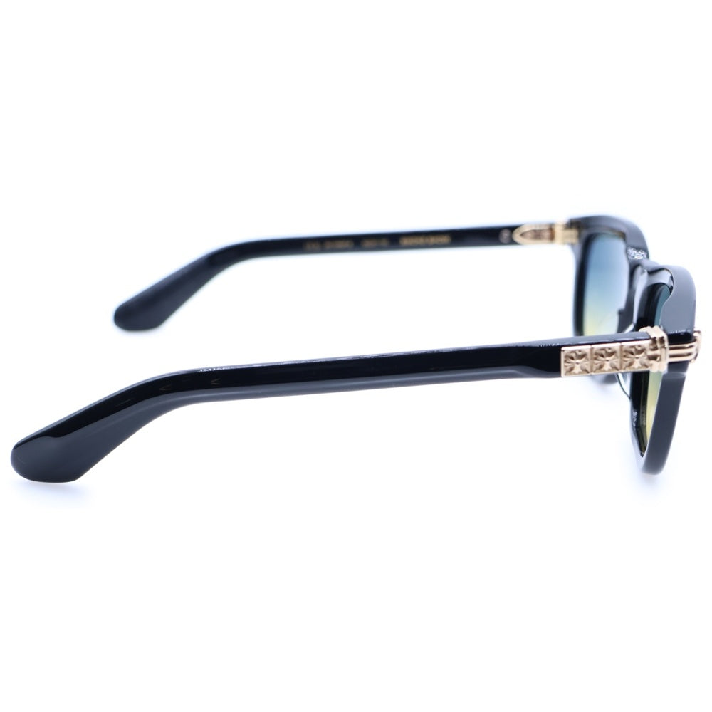 CHROME HEARTS(クロムハーツ) SMOKE SHOW-A スモークショー CHプラス テンプル ウェリントン スモークレンズ アイウェア サングラス メガネ 眼鏡 ブラック/ゴールド