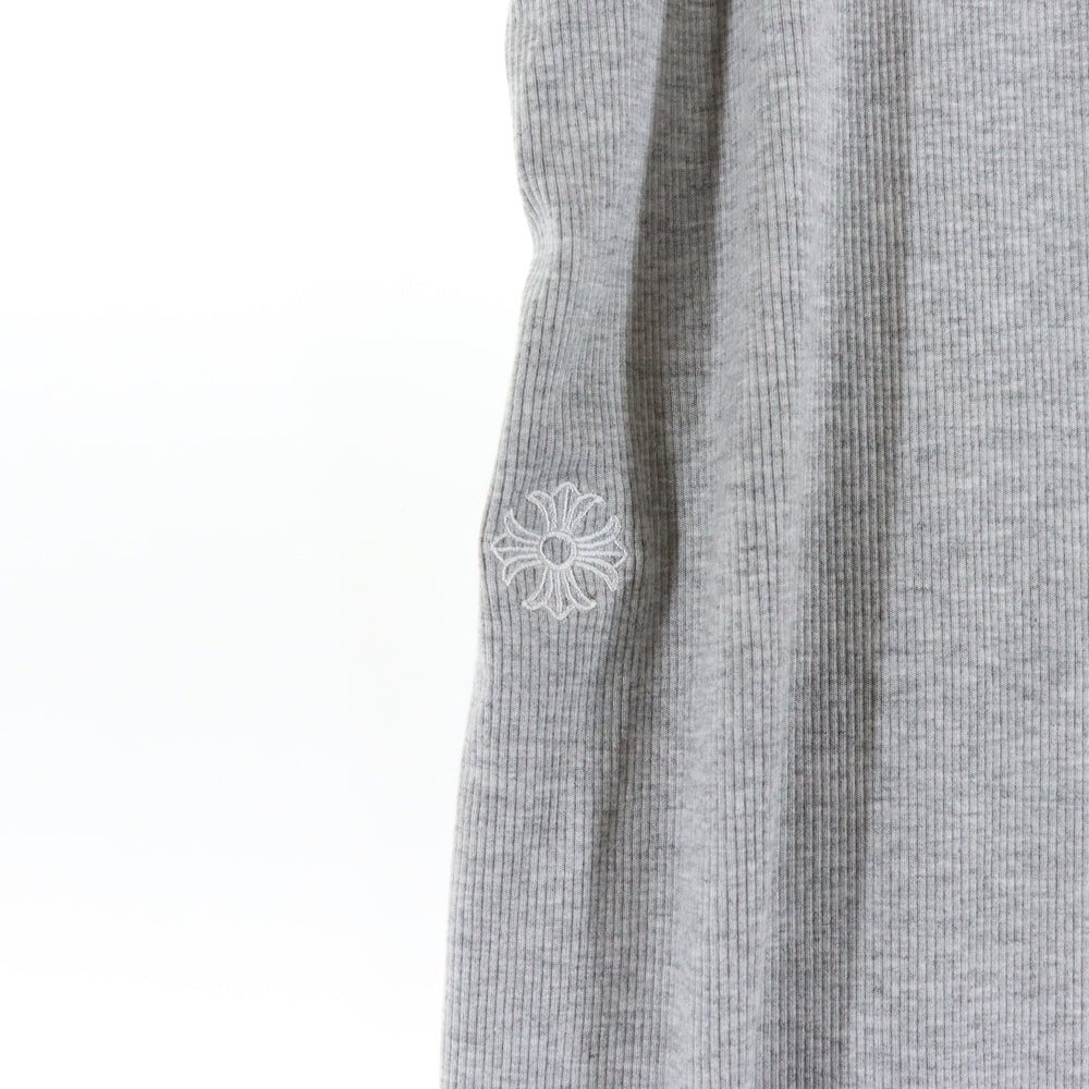 CHROME HEARTS(クロムハーツ) Y NOT CH刺繍タンクトップ ノースリーブカットソー ワンピース グレー レディース