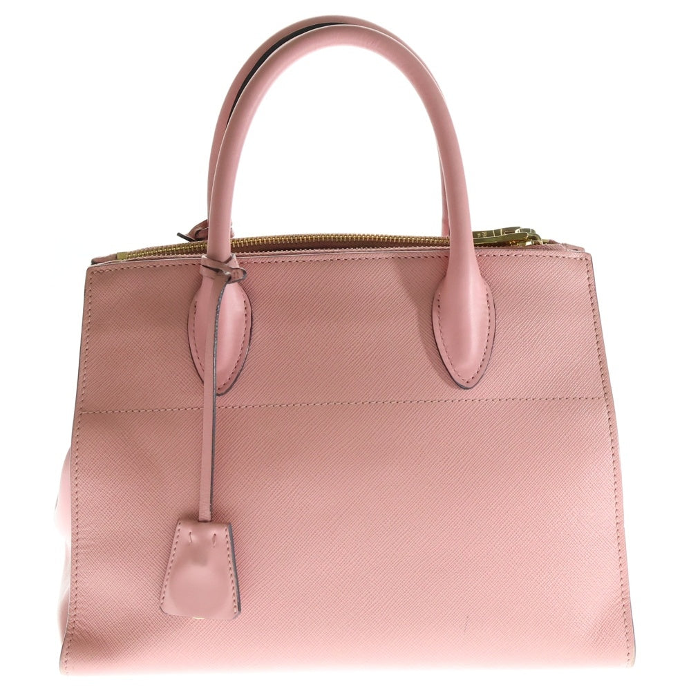 PRADA(プラダ) パラディグム サフィアーノレザー 2WAY ハンド ショルダーバッグ ピンク 1BA103