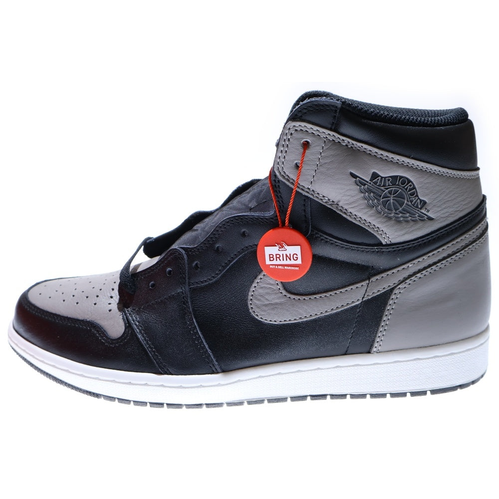 NIKE(ナイキ) AIR JORDAN 1 RETRO HIGH OG SHADOW エアジョーダン1 シャドウ レトロ ハイカットスニーカー グレー/ブラック US13/31cm 555088-013