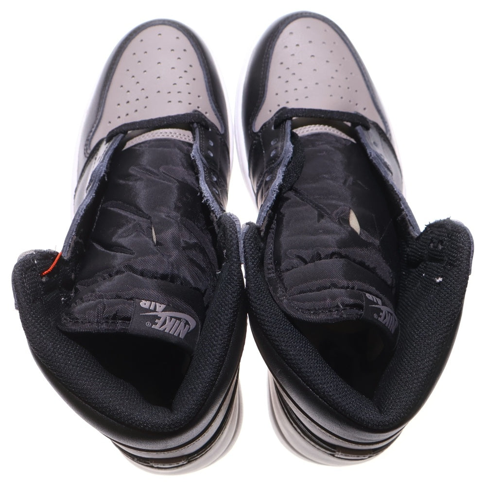 NIKE(ナイキ) AIR JORDAN 1 RETRO HIGH OG SHADOW エアジョーダン1 シャドウ レトロ ハイカットスニーカー グレー/ブラック US10/28cm 555088-013