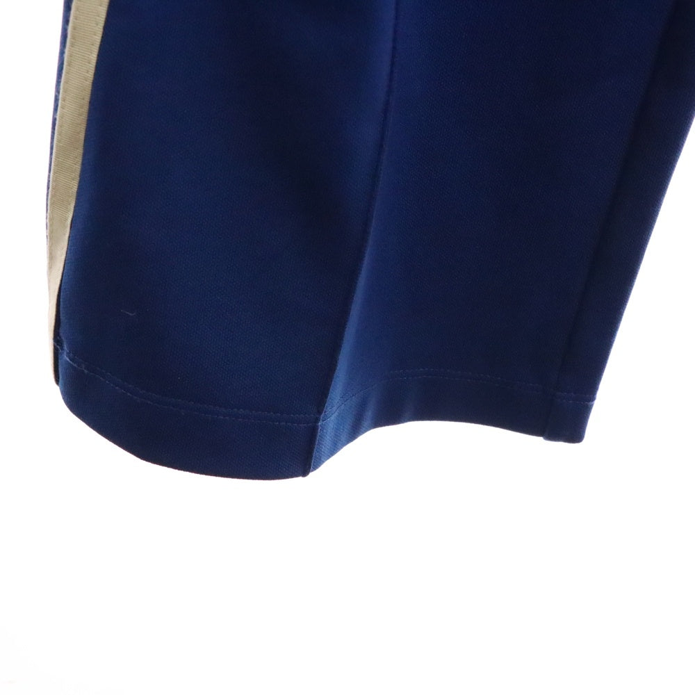 GUCCI(グッチ) 23SS ×adidas Flared Track Bottoms Cobalt Blue アディダス サイドライン フレア トラック ロングパンツ ブルー 696270 XJEGU