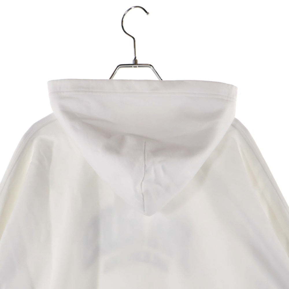 BALENCIAGA(バレンシアガ) 22SS PARIS刺繍 スウェット プルオーバー パーカー ホワイト 674986