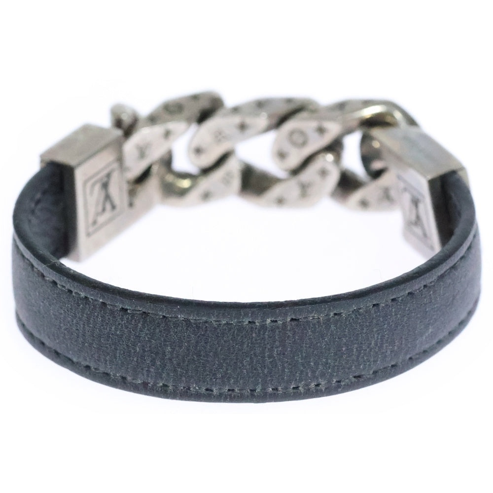 LOUIS VUITTON(ルイヴィトン) ブラスレ モノチェーン モノグラム エクリプス ブレスレット ブラック/シルバー M6552 BC0210
