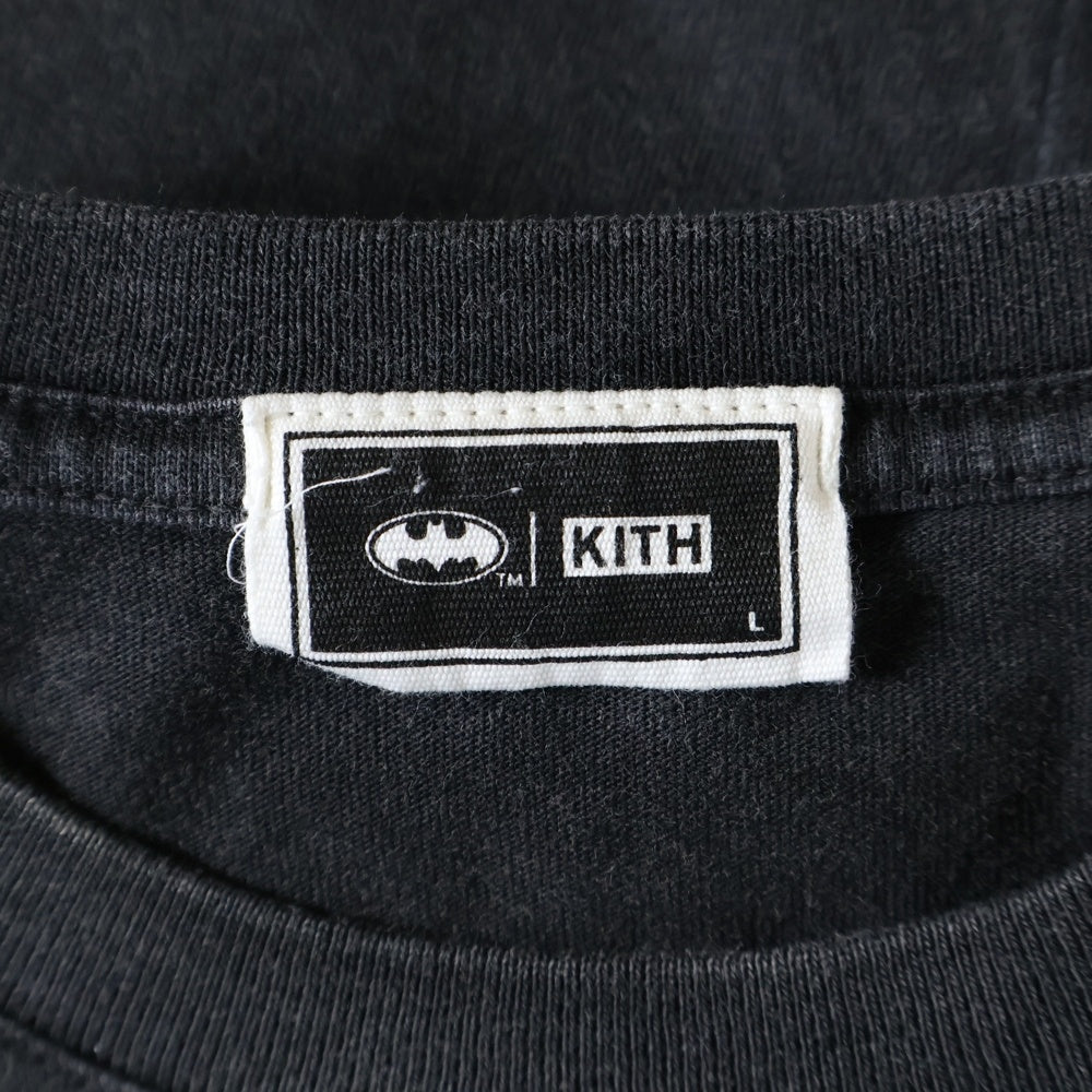 KITH(キス) Dark Knight Teaser Vintage Tee バットマン クルーネック半袖Tシャツ ブラック