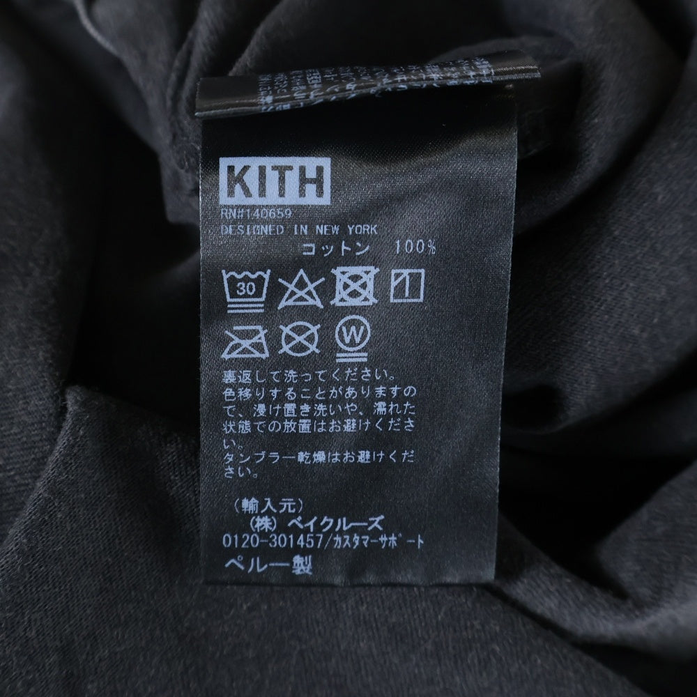 KITH(キス) Dark Knight Teaser Vintage Tee バットマン クルーネック半袖Tシャツ ブラック