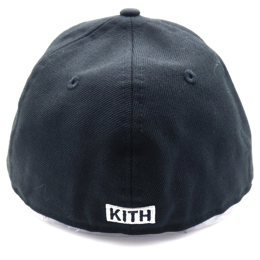 KITH(キス) NEW ERA New York Yankees NYロゴ ベースボルキャップ ブラック