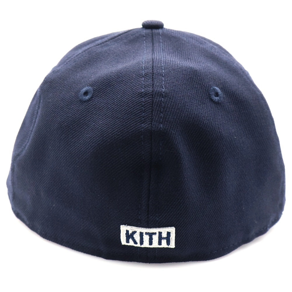 KITH(キス) NEW ERA New York Yankees NYロゴ ベースボルキャップ ネイビー