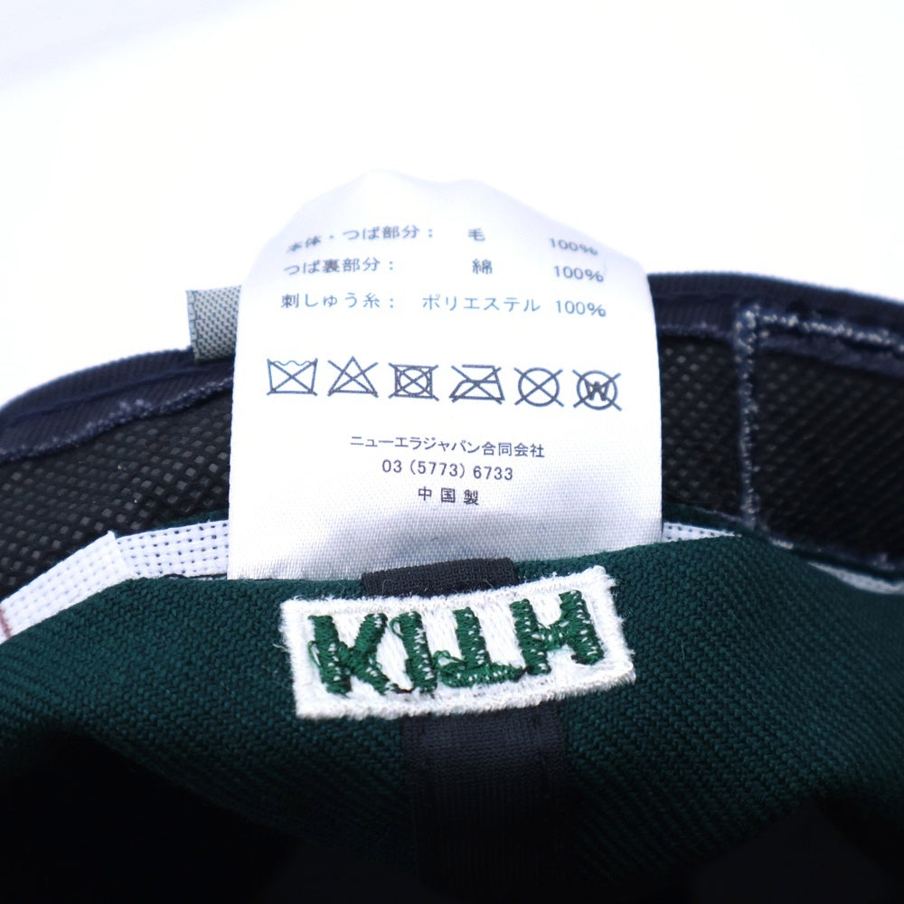 KITH(キス) NEW ERA New York Yankees NYロゴ ベースボルキャップ グリーン