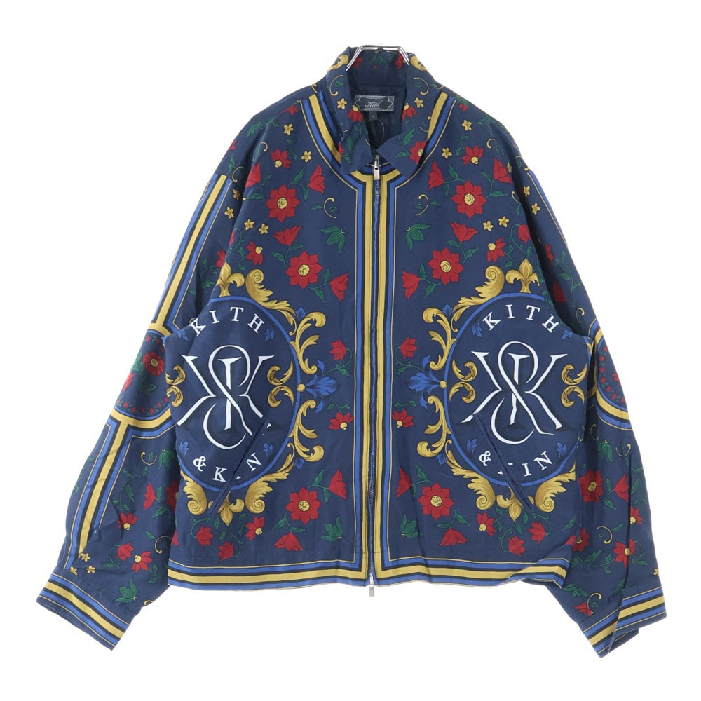 KITH(キス) 総柄 フラワー ジップシャツジャケット マルチ 25-011-060-0009-2-0