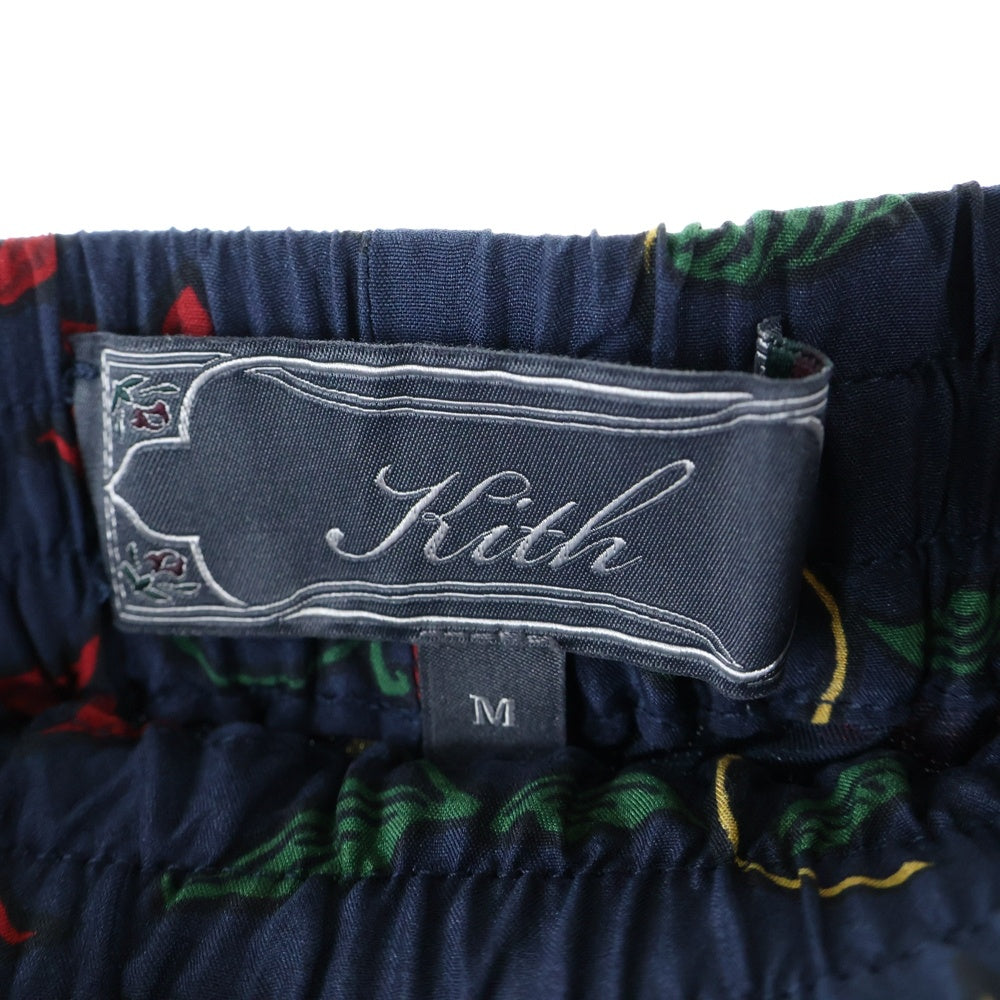 KITH(キス) 25SS Active Short Nocturnal フラワー総柄 ハーフパンツ ショーツ マルチ 25-032-060-0037-2-0