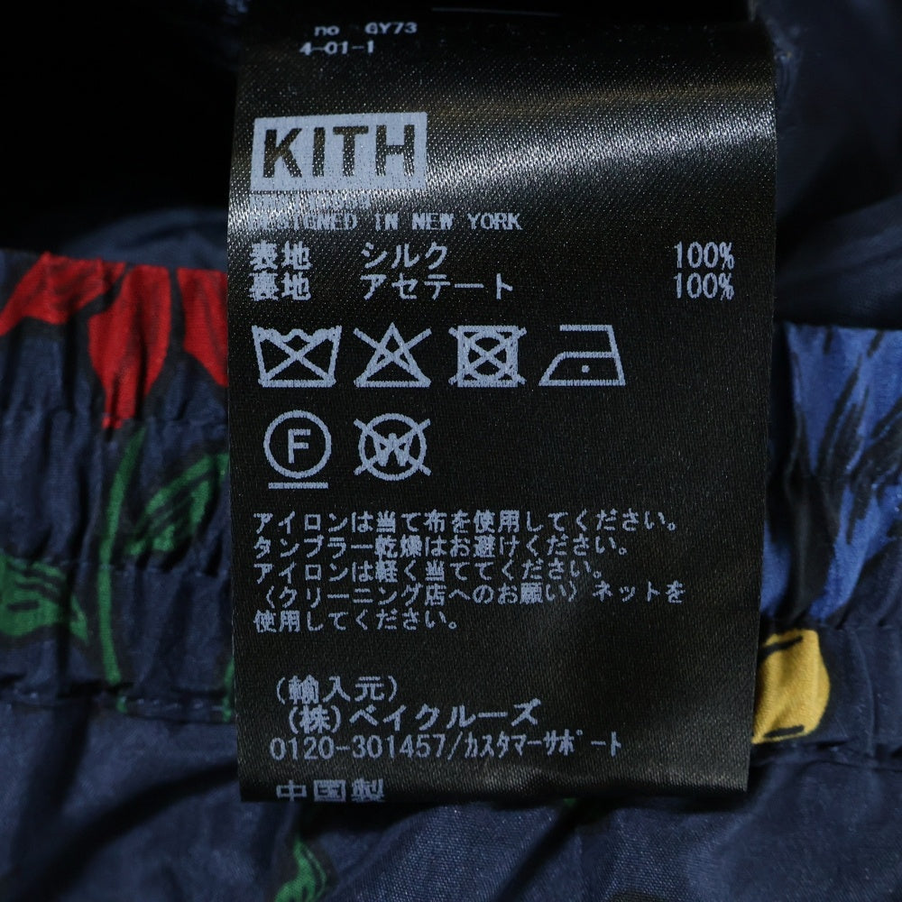 KITH(キス) 25SS Active Short Nocturnal フラワー総柄 ハーフパンツ ショーツ マルチ 25-032-060-0037-2-0