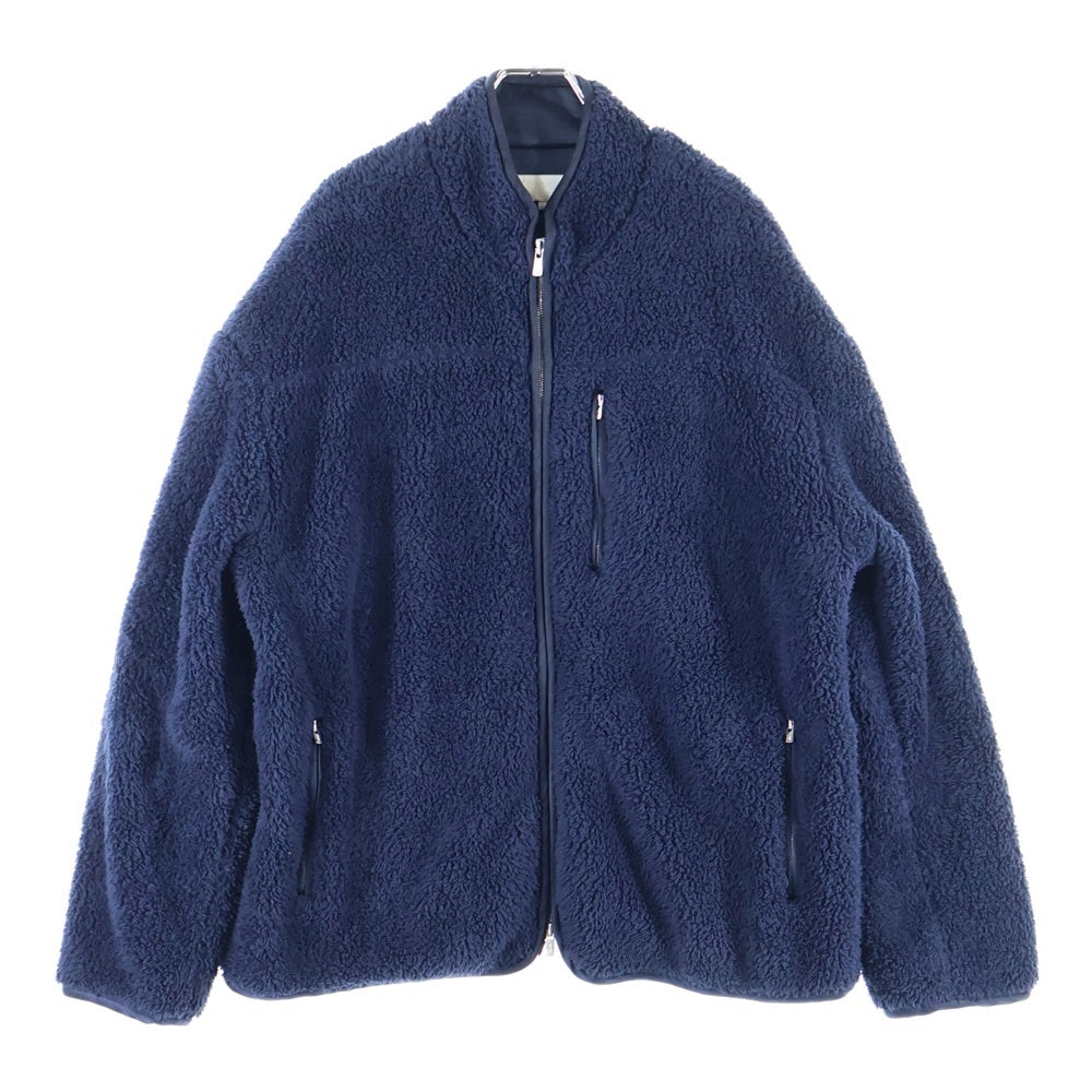 KITH(キス) フリース ボア ジップアップジャケット ネイビー 24-020