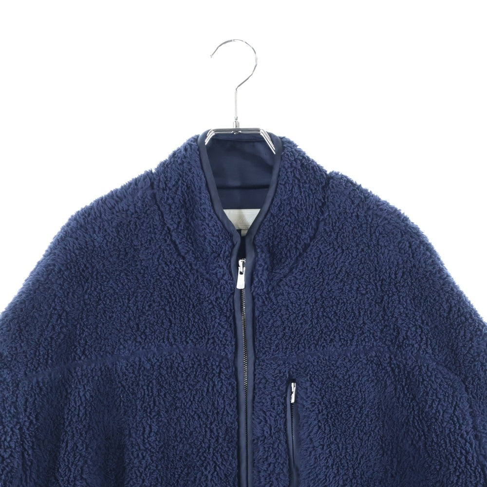 KITH(キス) フリース ボア ジップアップジャケット ネイビー 24-020-060-0000-4-0