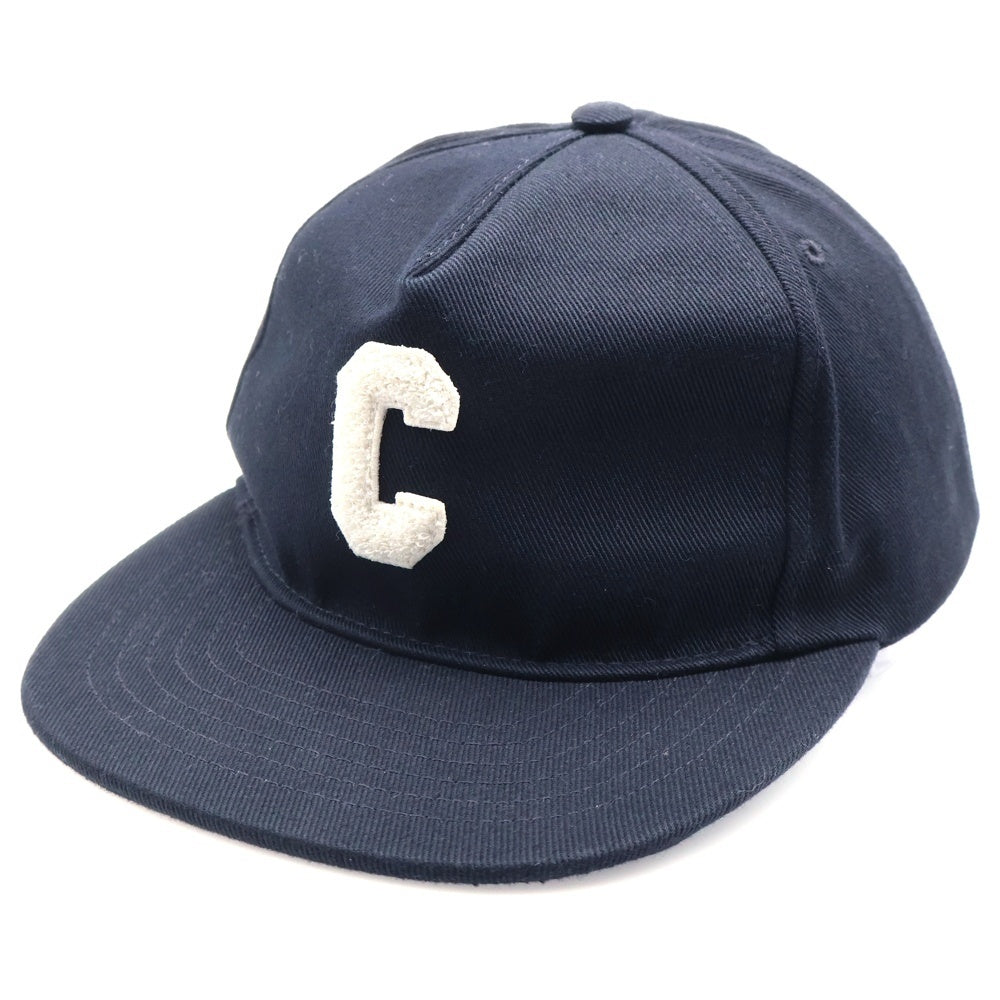 CELINE(セリーヌ) Cロゴパッチ 5パネルキャップ 帽子 ブラック 2AUU6641M