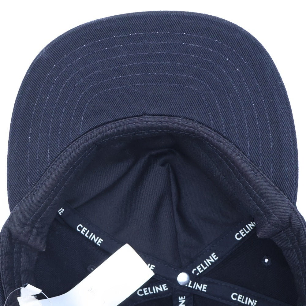 CELINE(セリーヌ) Cロゴパッチ 5パネルキャップ 帽子 ブラック 2AUU6641M