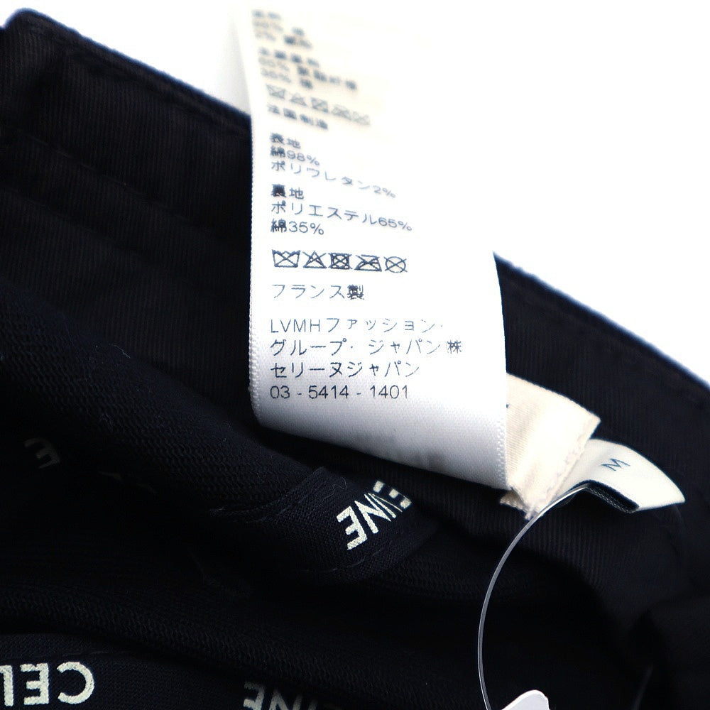 CELINE(セリーヌ) Cロゴパッチ 5パネルキャップ 帽子 ブラック 2AUU6641M