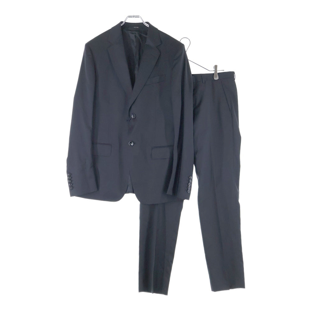 GUCCI(グッチ) 2B シングルテーラードジャケット テーパードスラックス セットアップ スーツ ブラック 337687 Z6867