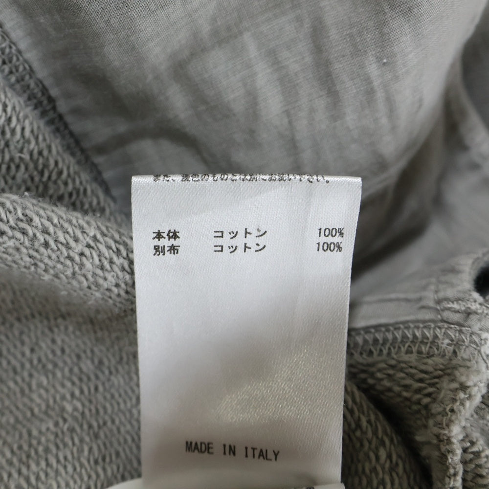 JIL SANDER(ジルサンダー) ラグランショルダー スウェット クルーネック半袖Tシャツ カットソー グレー JSMU707000MU249208A21