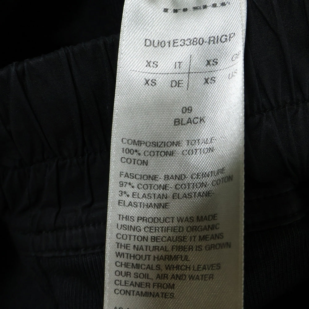 DRKSHDW(ダークシャドウ) 25SS ドローストリング サルエル ショート ハーフパンツ ショーツ ブラック DU01E3380-RIGP