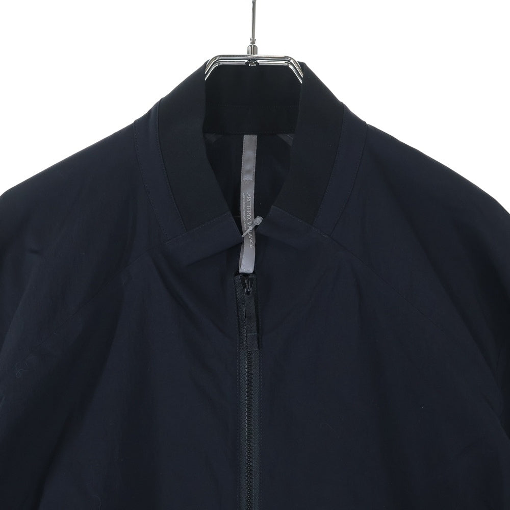 ARC'TERYX(アークテリクス) フロントジップ ノーカラー ナイロンジャケット ブラック ARCC-Z-2019060014