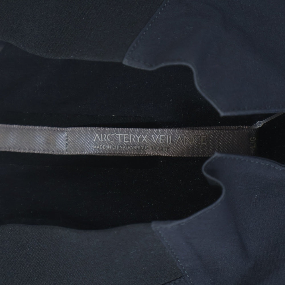 ARC'TERYX(アークテリクス) フロントジップ ノーカラー ナイロンジャケット ブラック ARCC-Z-2019060014