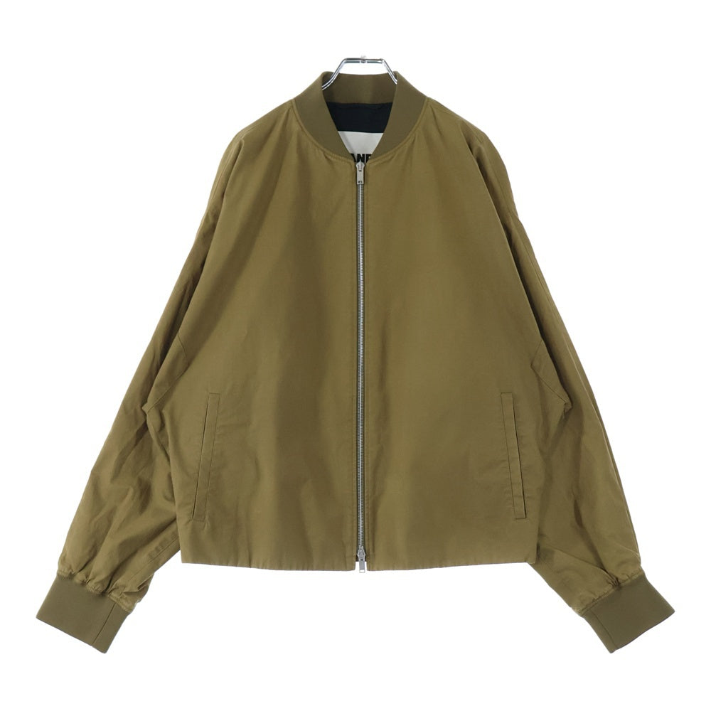 JIL SANDER(ジルサンダー) 20SS Alfred フロントジップ ナイロン ボンバージャケット カーキ JSMQ420801MQ24260001