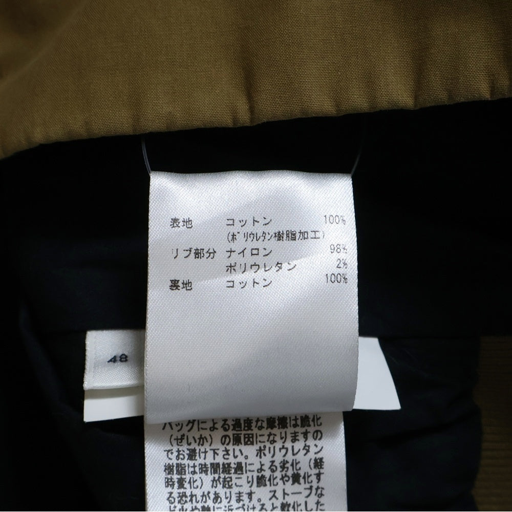JIL SANDER(ジルサンダー) 20SS Alfred フロントジップ ナイロン ボンバージャケット カーキ JSMQ420801MQ24260001