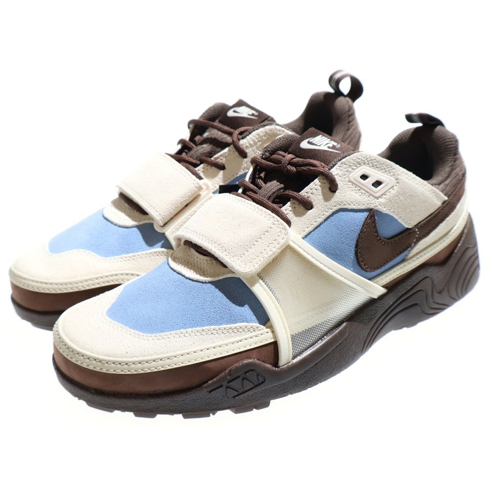NIKE(ナイキ) ×TRAVIS SCOTT ZOOM FIELD JAXX トラヴィススコット ズーム フィールド ジャックス ローカットスニーカー ブラウン/ブルー US9/27cm HQ3072-400