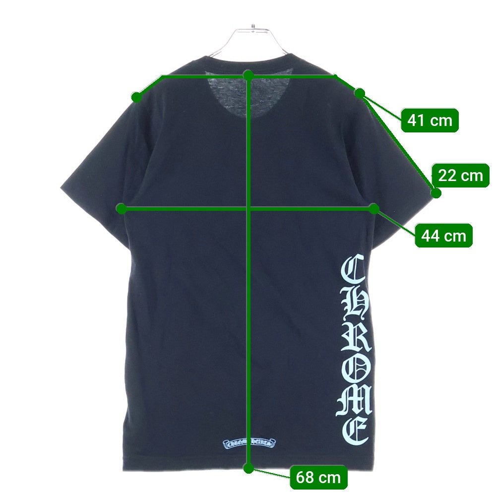 CHROME HEARTS(クロムハーツ) Neck Logo Tee ネックロゴ 半袖Tシャツ ブラック