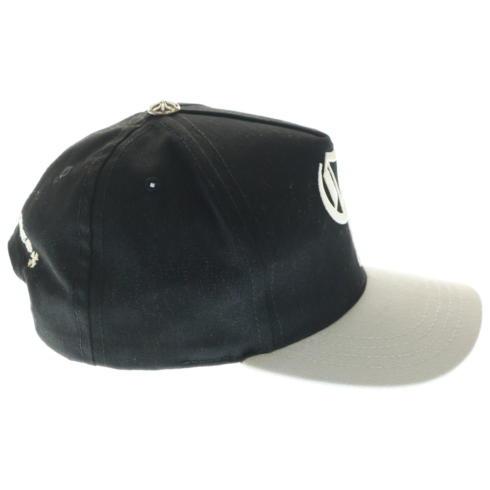 CHROME HEARTS(クロムハーツ) CH HAT CH刺繍ベースボールキャップ 帽子 ブラック