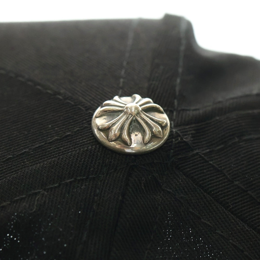 CHROME HEARTS(クロムハーツ) CH HAT CH刺繍ベースボールキャップ 帽子 ブラック