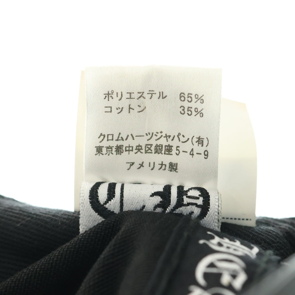 CHROME HEARTS(クロムハーツ) CH HAT CH刺繍ベースボールキャップ 帽子 ブラック