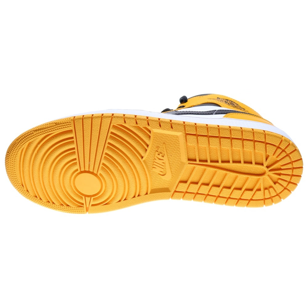 NIKE(ナイキ) AIR JORDAN 1 MID TAXI エアジョーダン1 タクシー ミッドカットスニーカー イエロー/ホワイト US10/28cm 554724-701