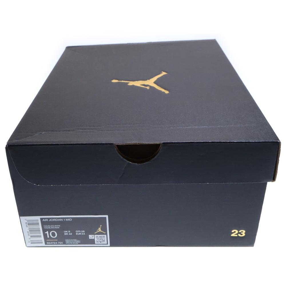 NIKE(ナイキ) AIR JORDAN 1 MID TAXI エアジョーダン1 タクシー ミッドカットスニーカー イエロー/ホワイト US10/28cm 554724-701