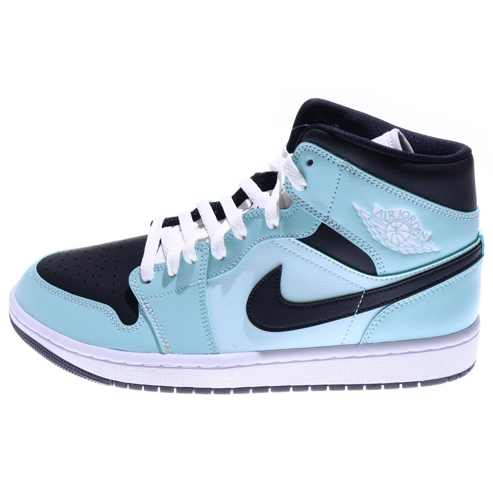 NIKE(ナイキ) WMNS AIR JORDAN 1 MID AQUA BLUE ウィメンズ エアジョーダン1 アクアブルー ミッドカットスニーカー ライトブルー US11.5/28.5cm BQ6472-300