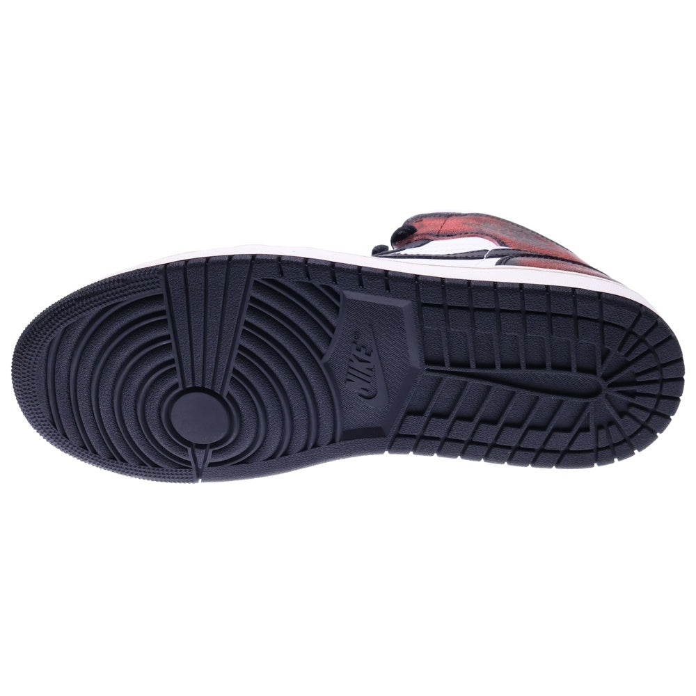 NIKE(ナイキ) AIR JORDAN1 MID SE WEAR AWAY エアジョーダン1 ミッドカットスニーカー ブラック/レッド US10/28cm DV9565-006