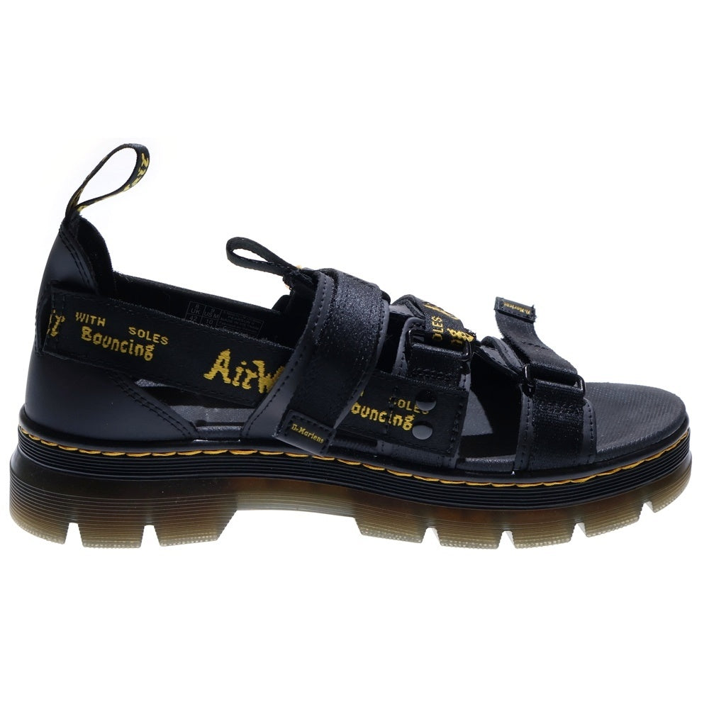 Dr.Martens(ドクターマーチン) PEARSON II ペアソン2 ストラップ サンダル ブラック/イエロー AW006 SH01Y