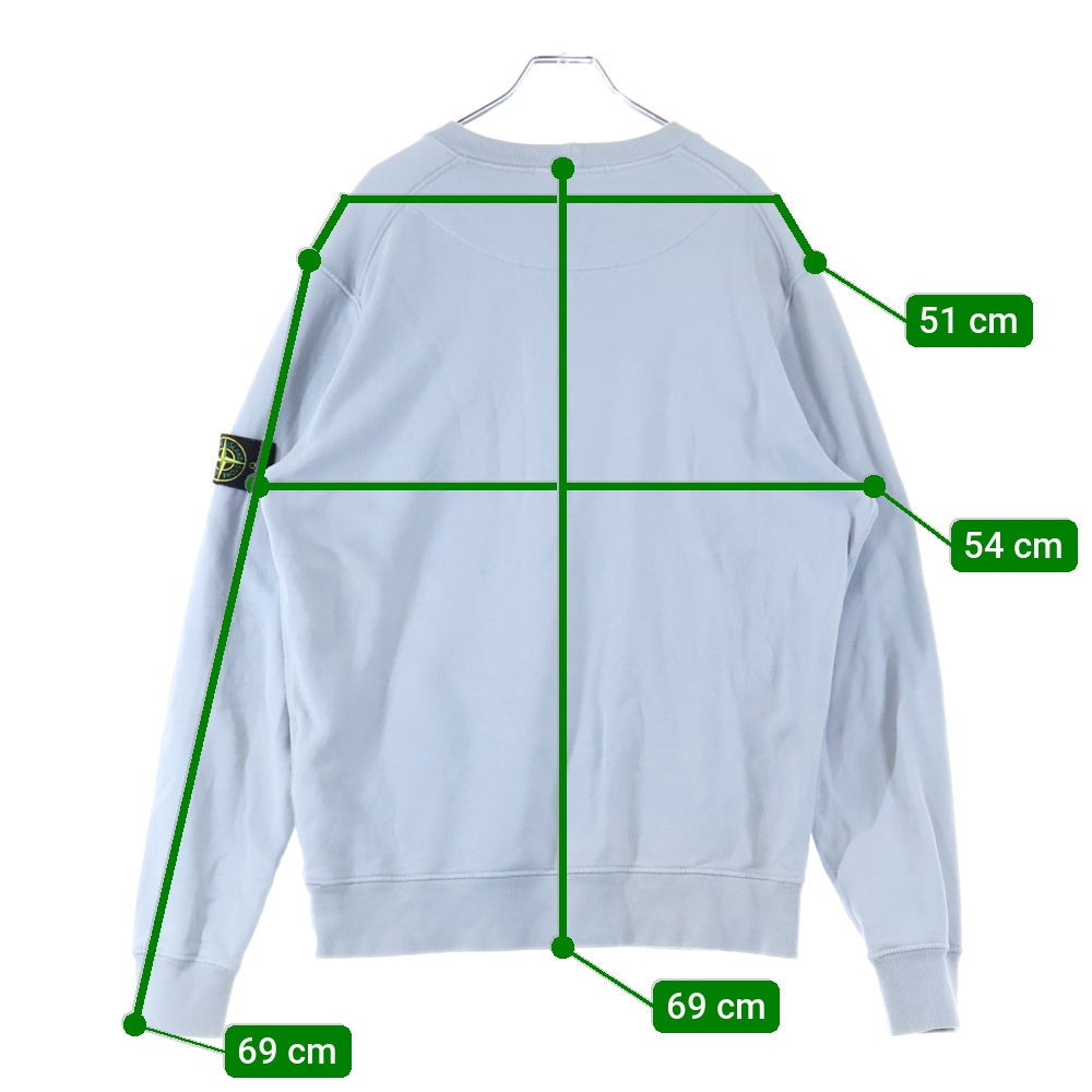 STONE ISLAND(ストーンアイランド) Sweatshirt ロゴワッペン クルーネックスウェットトレーナー グレー 751563020