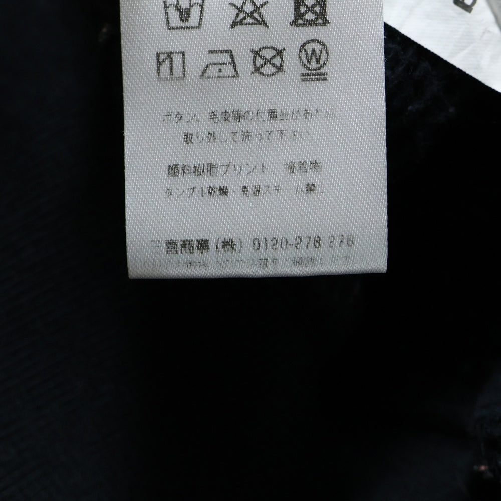 ALEXANDER WANG(アレキサンダーワン) ロゴプリント コットンプルオーバーパーカー ブラック