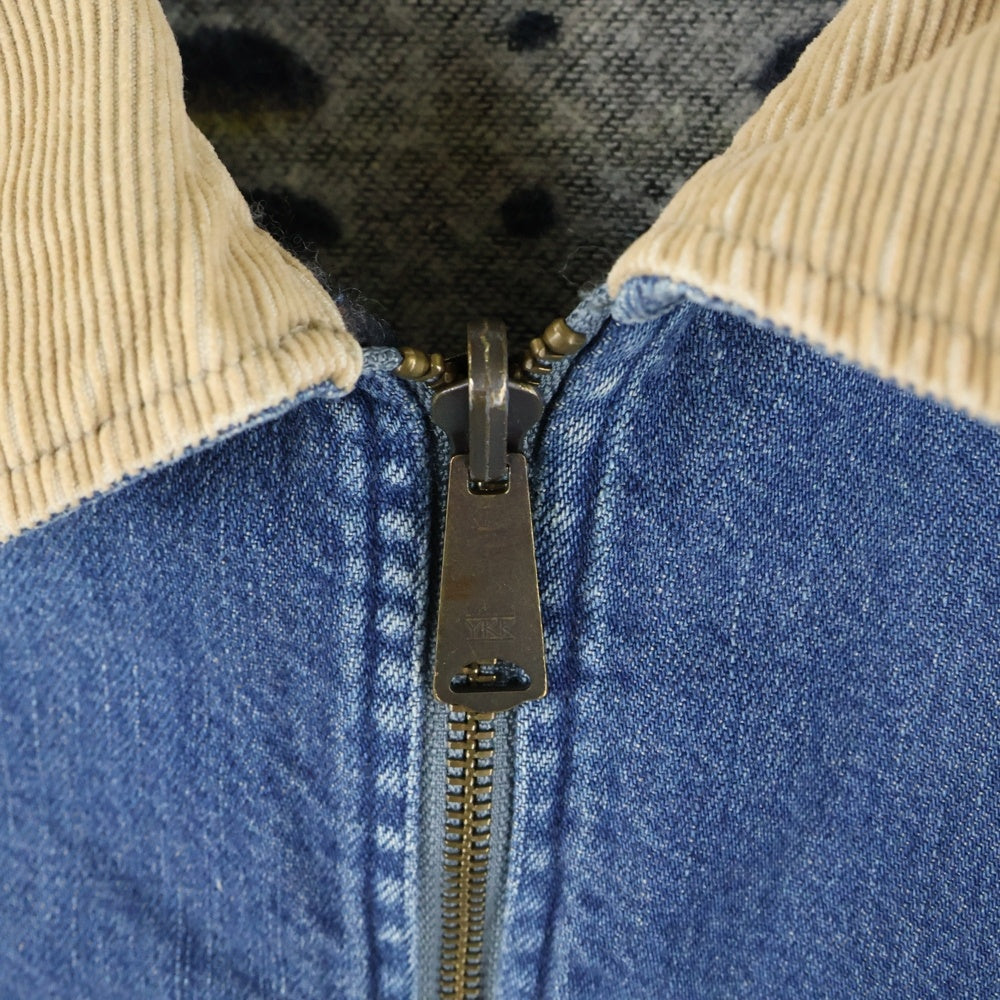 KAPITAL(キャピタル) 22SS 11.5Oz Denim BONE Lining Reversible ZIP UP Work JKT リバーシブル デニムジャケット ボーン インディゴ K2210LJ053